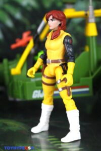 Playmates Toys Teenage Mutant Ninja Turtles x G.I. Joe A.W.E. Shell-Striker with April O’ Neil as Scarlett Vehicle Set
