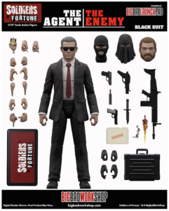 BigBadWorkShop - Soldiers of Fortune Wave 2 The Agent/The Enemy 1/12 Scale Figures