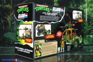 Playmates Toys Teenage Mutant Ninja Turtles x G.I. Joe A.W.E. Shell-Striker with April O’ Neil as Scarlett Vehicle Set