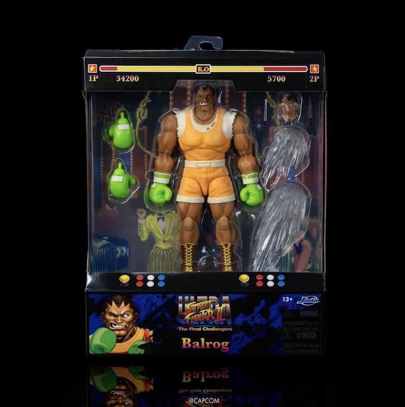 Jada Toys Ultra Street Fighter II Balrog (Player 2 ) Figure