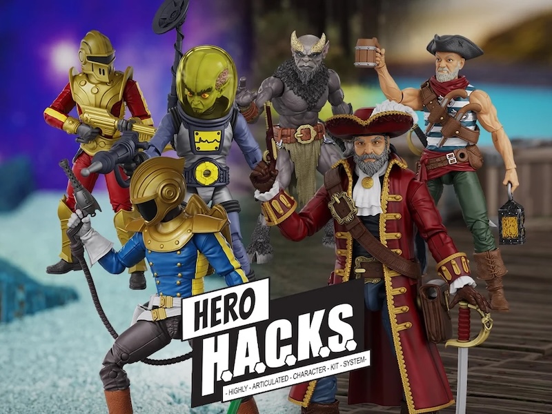 Boss Fight Studio Hero H.A.C.K.S. 1/18 Scale Figures