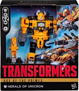 Hasbro Transformers Age of the Primes Leader Class Herald of Unicron Figure
