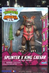 Playmates Toys Teenage Mutant Ninja Turtles x Godzilla Wave 2 – Donnie x Jet Jaguar, Splinter x King Caesar & Shredder x Megagodzilla Figures