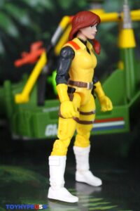Playmates Toys Teenage Mutant Ninja Turtles x G.I. Joe A.W.E. Shell-Striker with April O’ Neil as Scarlett Vehicle Set