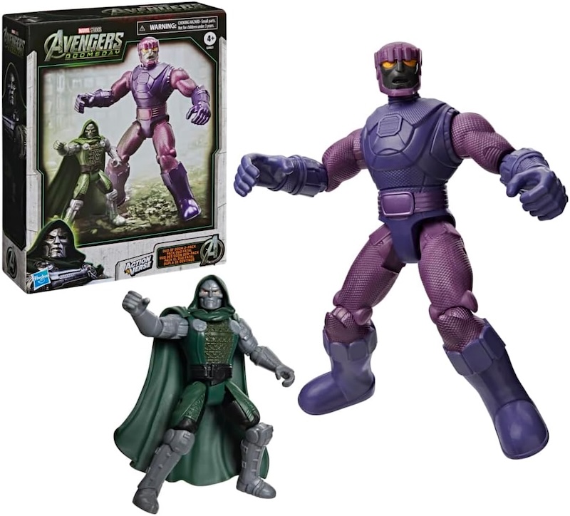 Hasbro Marvel's Avengers Doomsday ActionVerse Duo of Doom 2-Pack with Doctor Doom & Sentinel Figures