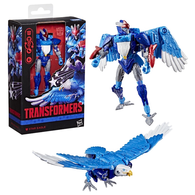 Hasbro Transformers Deluxe Class Star Eagle Figure