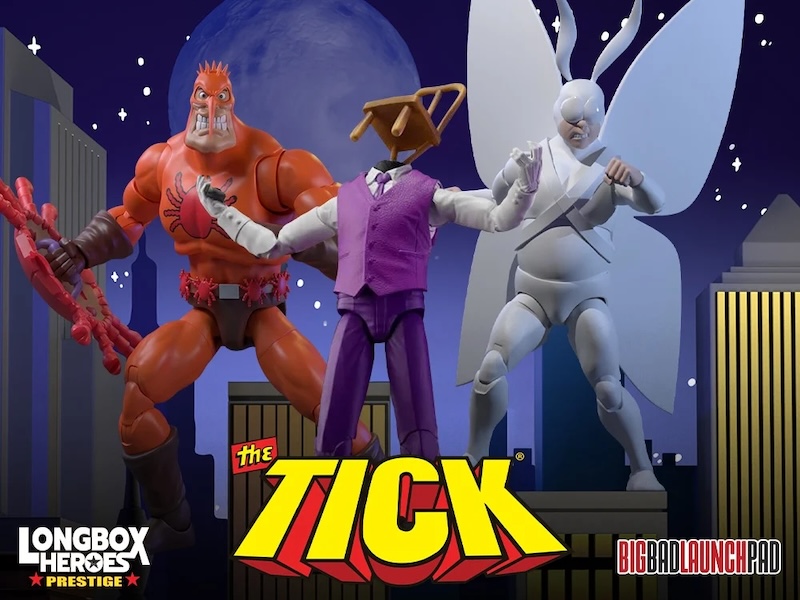 BigBadWorkShop - The Tick Longbox Heroes Prestige Wave 2 Figures