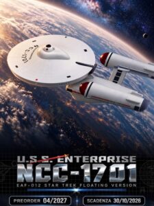 Beast Kingdom - Star Trek Egg Attack Floating EAF-012 U.S.S. Enterprise NCC-1701 