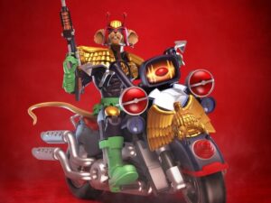 The Nacelle Company Biker Mice From Mars - Judge Dredd x Biker Mice From Mars Throttle's Martian Lawmonster Figure & Vehicle Pre-Orders