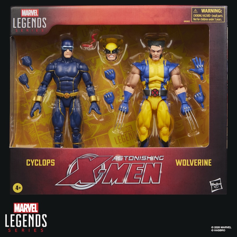 Hasbro Marvel Legends Series 6" Astonishing X-Men Cyclops & Wolverine Figures
