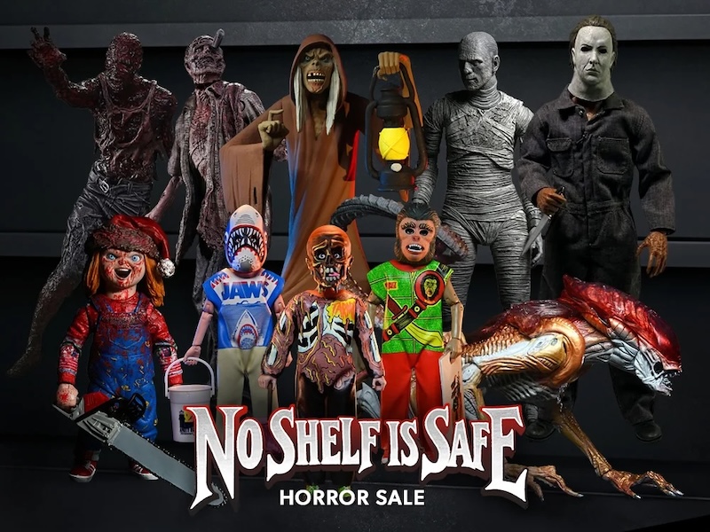 BigBadToyStore Offers No Shelf Is Safe Sale On Halloween & Horror Themed Figures & Collectibles For October 2026
