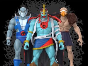 Super7 ThunderCats Deluxe Panthro, Mumm-Ra (The Ever Living) & Vultureman Figures