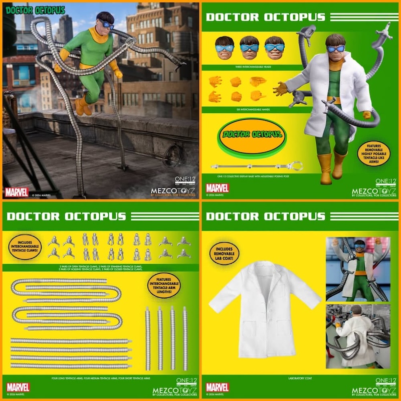 Mezco Toyz Marvel One12 Collective Doctor Octopus Figure (ReIssue)