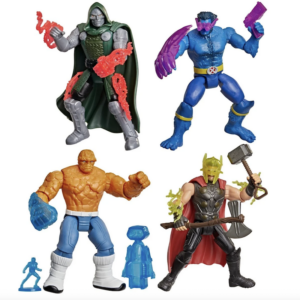 Hasbro Avengers Doomsday ActionVerse 4 1/2" Doctor Doom, Beast, Thing & Thor Figures