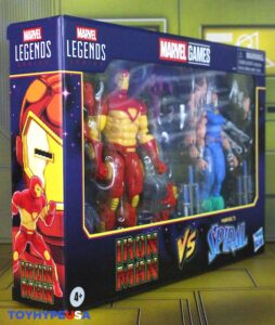 Hasbro Marvel Legends Series Gamerverse (Marvel vs Capcom) Iron Man Vs. Marvel’s Spiral Figures