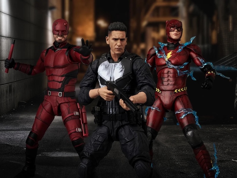 Medicom - MAFEX Punisher, Daredevil, & The Flash Figures