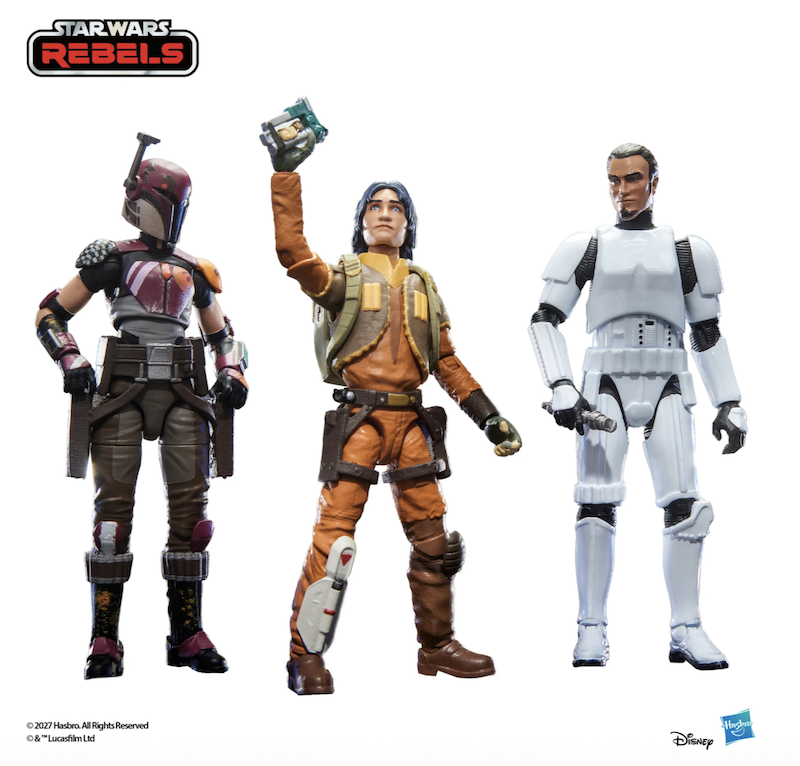 Hasbro Star Wars The Vintage Collection - Star Wars Rebels Sabine Wren, Ezra Bridger, and Kanan Jarrus Figure Set