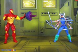 Hasbro Marvel Legends Series Gamerverse (Marvel vs Capcom) Iron Man Vs. Marvel’s Spiral Figures