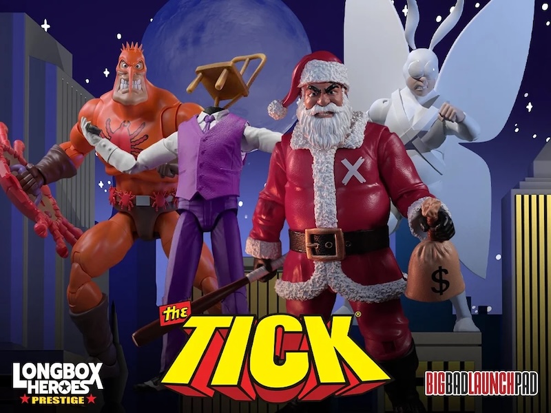 BigBadWorkShop - The Tick Longbox Heroes Prestige Wave 2 - Multiple Santa Figure Unlocked & Pre-Orders