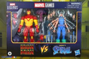 Hasbro Marvel Legends Series Gamerverse (Marvel vs Capcom) Iron Man Vs. Marvel’s Spiral Figures