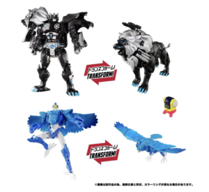 Transformers New Legends NL-09 Dark Amber Leo Prime & Blue Bolt Action Figure Set