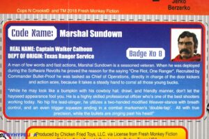 Chicken Fried Toys C.O.P.S. ‘N Crooks Marshal Sundown Figure